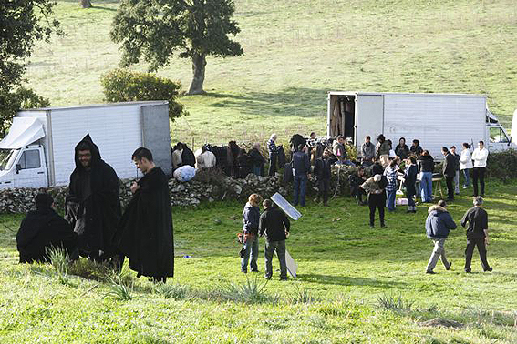 ''Su Re''. Foto sul set di Rosi Giua ''Su Re''. Foto sul set di Rosi Giua