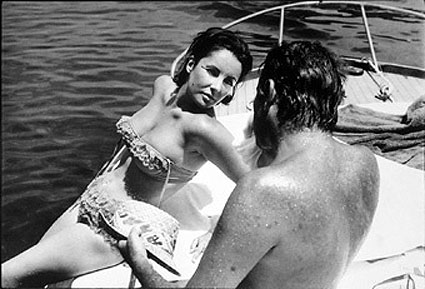 Burton e la Taylor a Ischia Burton e la Taylor a Ischia