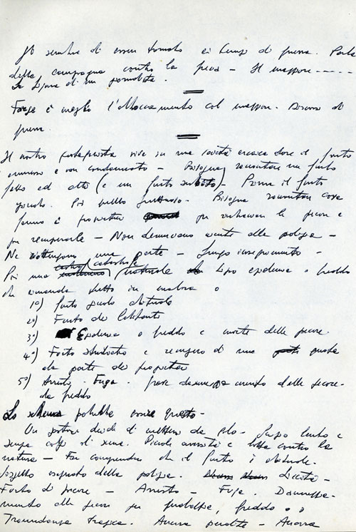Un manoscritto di De Seta su ''Banditi a Orgosolo''
