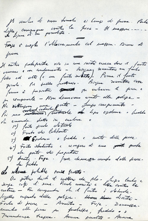 Un manoscritto di De Seta su ''Banditi a Orgosolo''