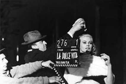 Anita Ekberg e Fellini