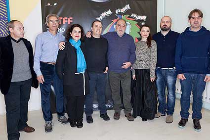 La troupe di Peter Marcias con Nevina Satta e Antonello Grimaldi della SFC