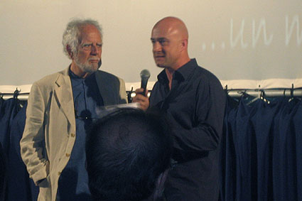 Carlo Dessì durante la manifestazione