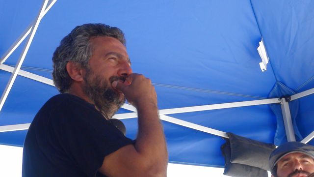 Mereu sul set di ''Bellas Mariposas''. ph: Cinemecum Mereu sul set di ''Bellas Mariposas'': ph: Cinemecum