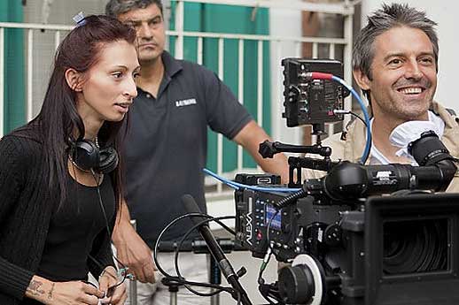 Laura Halilovic sul set