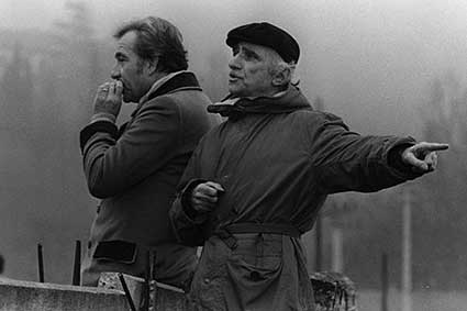 Mario Monicelli e Ugo Tognazzi