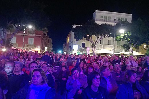 Il pubblico durante il concerto