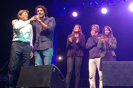 Il cast al concerto