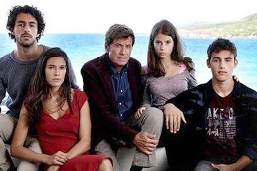 Il cast de ''L'isola di Pietro''