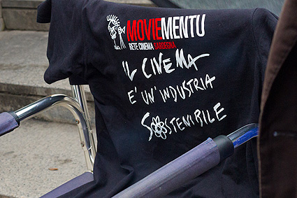 La manifestazione di Moviementu