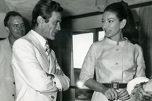 Pier Paolo Pasolini e Maria Callas