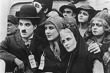 ''L'emigrante'' di Charlie Chaplin