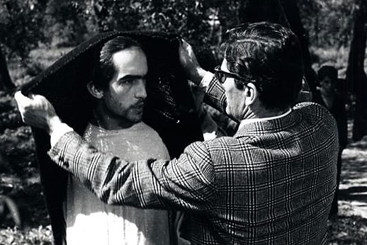 Pasolini sul set de ''Il Vangelo secondo Matteo''