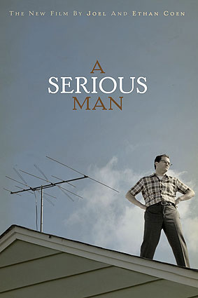 ''A serious man'' locandina
