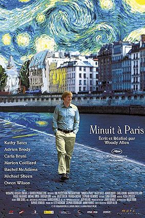 ''Midnight in Paris'' locandina