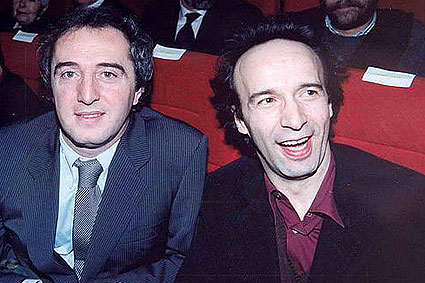 Marcello Pezzetti e Roberto Benigni Marcello Pezzetti e Roberto Benigni