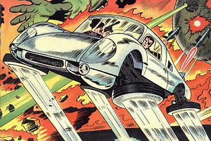 Le auto volanti ''S.H.I.E.L.D.'' di Jim Steranko