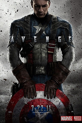 ''Captain America, the first Avenger'' locandina