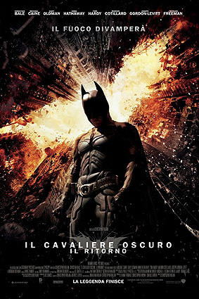 ''The Dark Knight Rises'' locandina