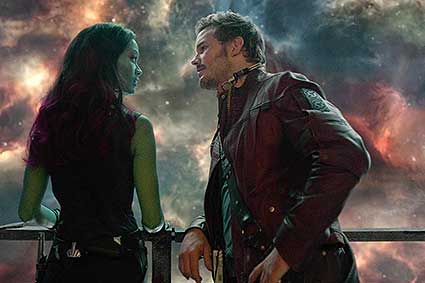 ''Guardians of the Galaxy'', Star-Lord e Gamora