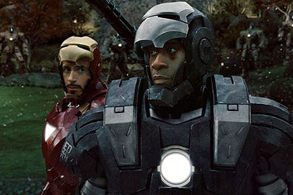 ''Iron man 2'', Don Cheadle e Robert Downey Jr. ''Iron man 2'', Don Cheadle e Robert Downey Jr.
