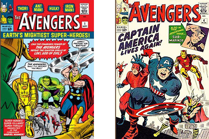 I primi numeri de ''The Avengers''