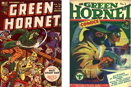Comics d'epoca di Green Hornet Comics d'epoca di Green Hornet