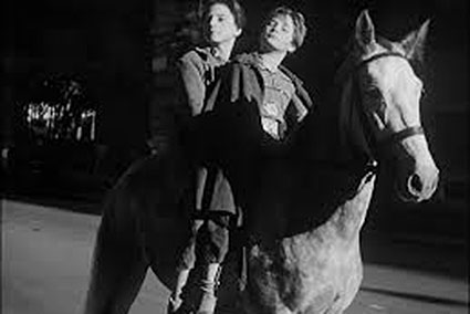 Pasquale e Giuseppe a cavallo