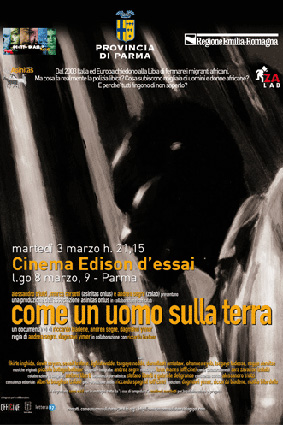 ''Come un uomo sulla terra'' locandina