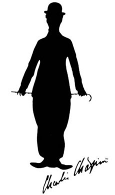 La famosa silhouette di Charlot