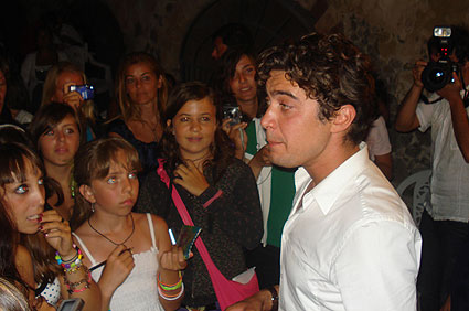 Riccardo Scamarcio a Cagliari Riccardo Scamarcio a Cagliari