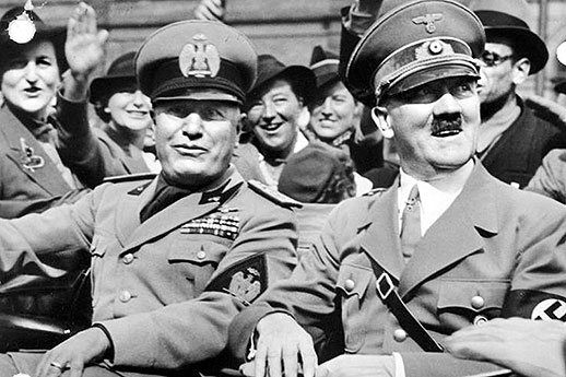 Mussolini e Hitler