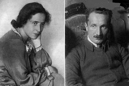 Hannah Arendt e Martin Heidegger intorno al 1920